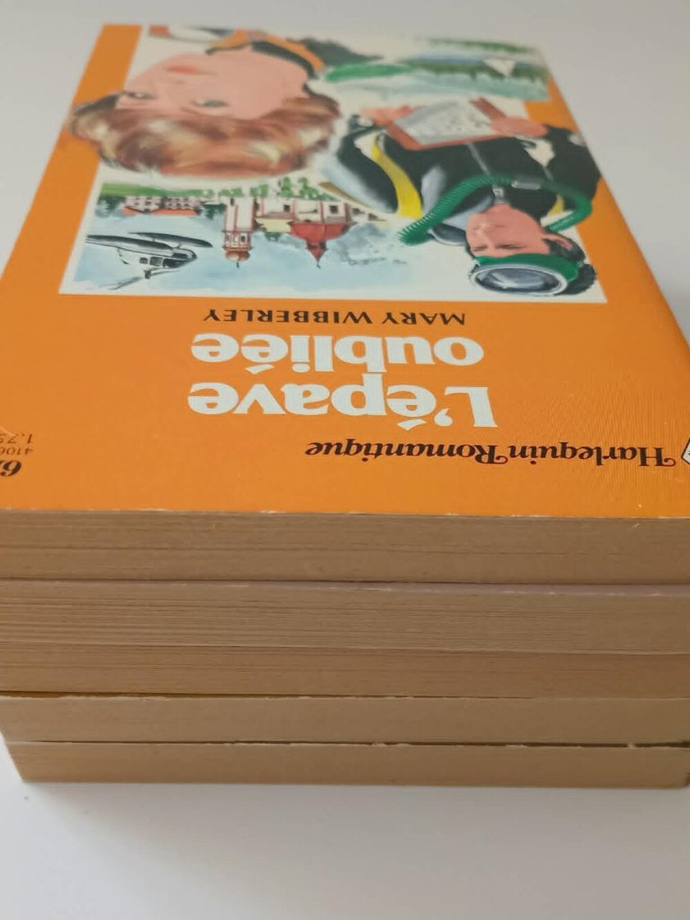 Lot of 10 Vintage Harlequin Romantique French Romance Books 1980s w/ Inscription - Picture 8 of 16